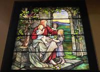 New York, New York City, Manhattan, West End Collegiate Church: Greenwood Memorial Window:  Christ Blessing Little Children