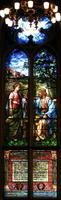 Kissam Memorial Window:  Christ and the Woman of Samaria