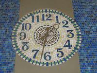 mosaic clock