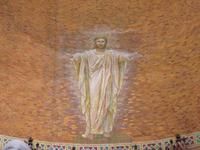 Pennsylvania, York, Trinity United Church of Christ: mosaic figure of Christ
