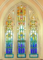 Zollikoffer Memorial Windows:  ten ornamental windows