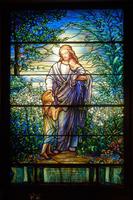 Pennsylvania, Philadelphia, St. Stephen's Church: Arrison Memorial Window:  Christ with the Children