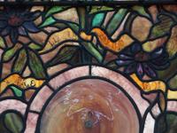 New York, New York City, Queens, Bowne Street Community Church: Byrd Memorial Window:  Easter Lilies