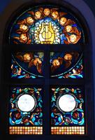 Michigan, Ypsilanti, Highland Cemetery, Starkweather Memorial Chapel: Pierce Memorial Window:  ornamental window
