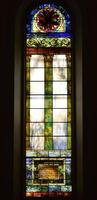 Michigan, Ypsilanti, First Presbyterian Church: Thompson Memorial Window:  ornamental