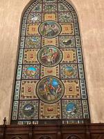 California, Riverside, Mission Inn: three medallion mosaics