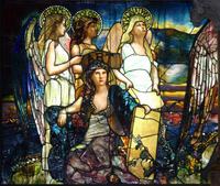 Connecticut, New Haven, Yale University, Linsley-Chittenden Hall: Lusk Memorial Window:  Education