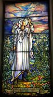 Illinois, Chicago, Rosehill Cemetery, Community Mausoleum: James C. Cox Memorial Window:  Blessed are the Pure in Heart