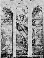 Ohio, Cleveland, St. Paul's Episcopal Church: Castle Memorial Window:  Angel Bearing Message of God