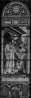 New York, New York City, Brooklyn, Classon Avenue Presbyterian Church: Jadwin Memorial Window:  Christ and Nicodemus