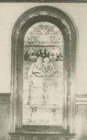 Pennsylvania, Easton, Lafayette College, Pardee Hall: Pardee and Cattell Memorial Window:  Alquin and Charlemagne