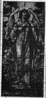 New York, Geneva, McBlain Memorial Chapel, Glenwood Cemetery: Fast Memorial Window:  Angel of Resurrection