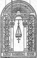 Stone Memorial Window:  ornamental