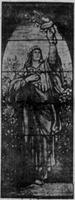 New Jersey, Jersey City, St. John's Episcopal Church: Anness Memorial Window:  Hope