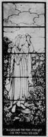 Missouri, Kansas City, Forest Hill Cemetery, Pantheon: Vanderslice Memorial Window:  Woman with Irises & Lilies