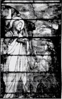 Sanford Memorial Window:  Christ and Pilgrims