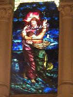 Willard Memorial Window:  Christ Walking on the Sea