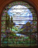 Ohio, Dayton, Woodland Cemetery, chapel: Lowe Memorial Window:  Vision of Holy City