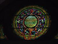 Massachusetts, Northampton, Smith College, College Hall: Bixler Memorial Window:  ornamental
