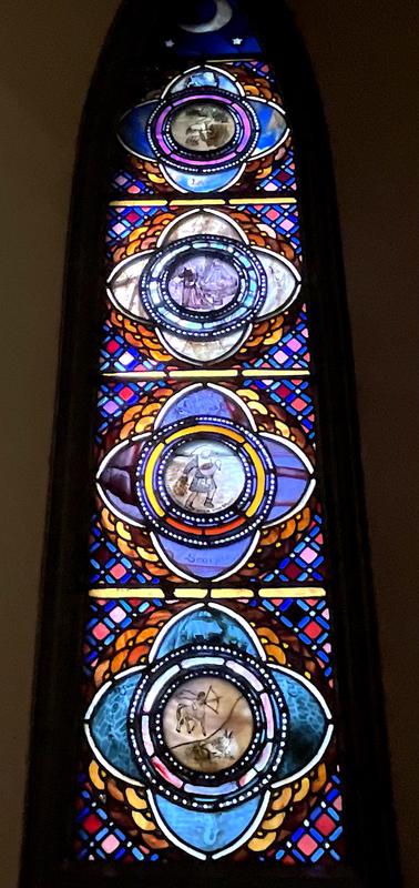 Moldenhawer Commemorative Window:  Zodiac