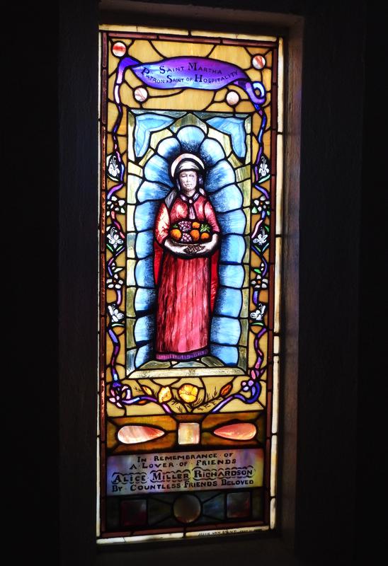 Richardson Memorial Window:  St. Martha