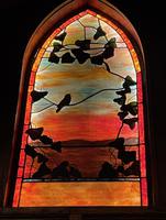 New York, New York City, Manhattan, Church of the Transfiguration: Carrington Commemorative Window:  Courage