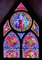 New York, New York City, Manhattan, Church of the Transfiguration: Ray Commemorative Window:  Golden Rule
