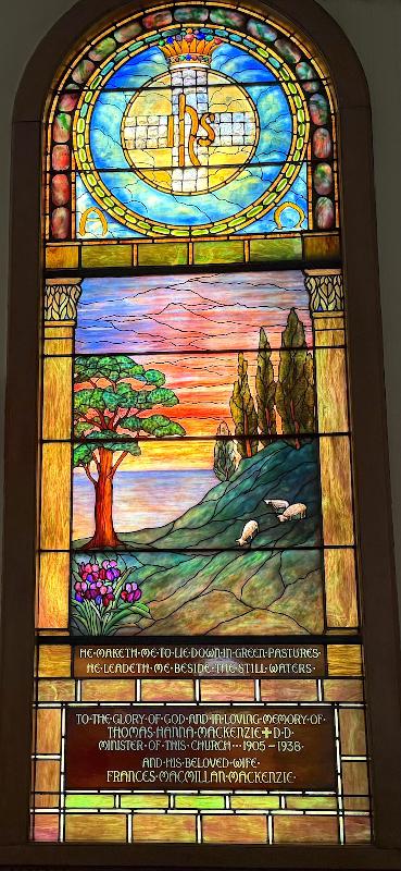 MacKenzie Memorial Window:  landscape