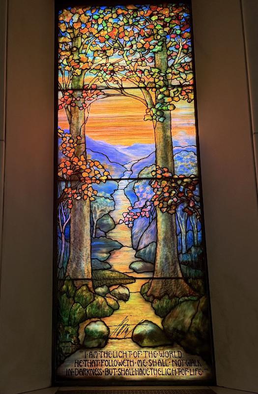 Barnard Memorial Window:  landscape