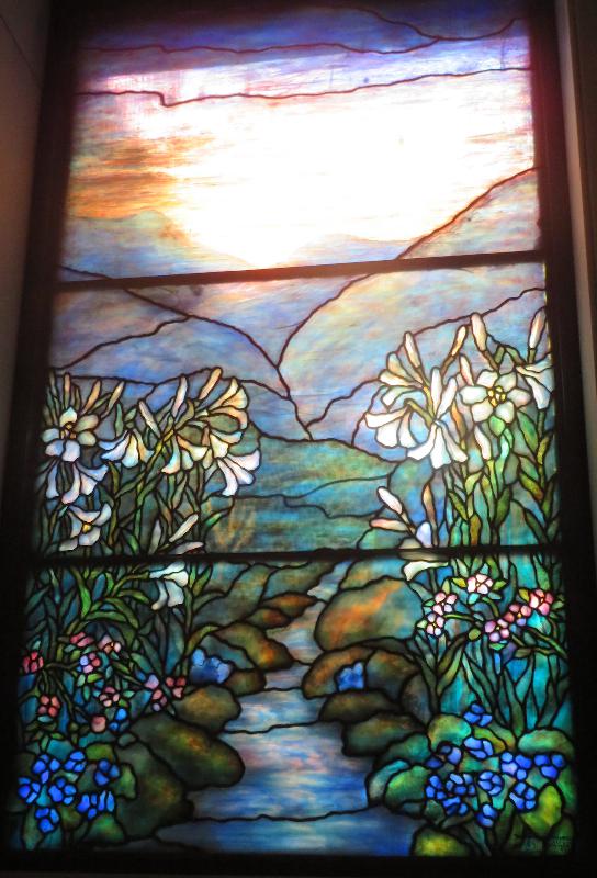 Taylor Memorial Window:  landscape