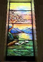 Daniel Burkhartsmeier Memorial Window: landscape Daniel Burkhartsmeier Memorial Window: landscape