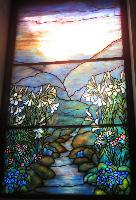 Taylor Memorial Window: landscape Taylor Memorial Window: landscape